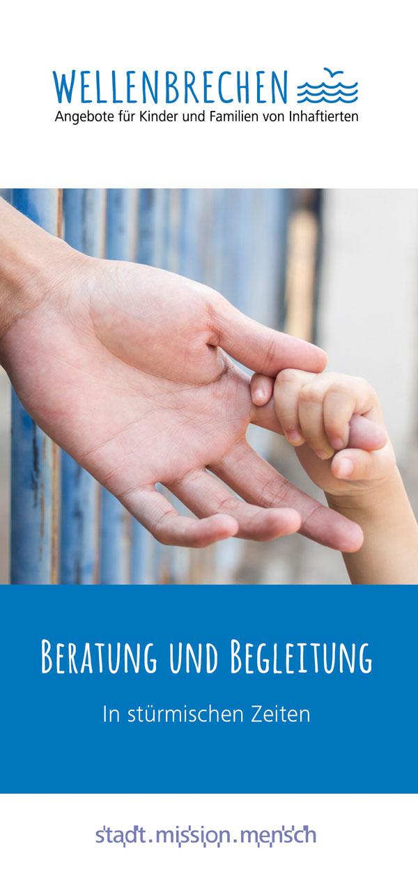 Flyer Wellenbrechen, Betreuung und Begleitung 